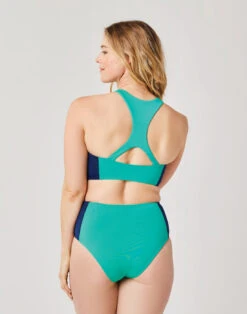 Erin Colorblock Bottom: Fern W. Navy 6 Erin Colorblock Bottom: Fern W. Navy -Bold Tankinis Sales BBCB20 322 back crop