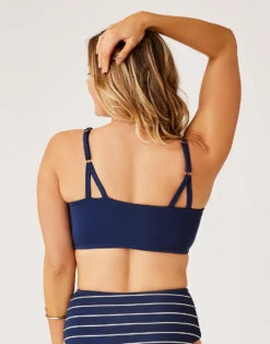 Amelia Top: Navy -Bold Tankinis Sales BTSQ67 552 back ncrop