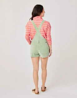 Jason Overall Short: Light Olive -Bold Tankinis Sales PTOV25 380 back crop