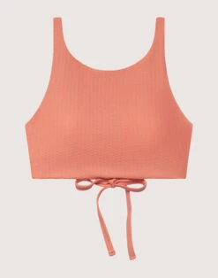 Zuri Top: Grapefruit Texture -Bold Tankinis Sales awctyrcbcswta9noycsf