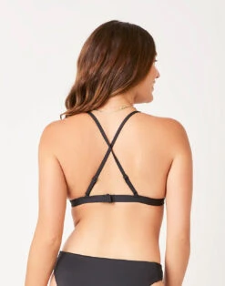 Gigi Smocked Top: Black -Bold Tankinis Sales b8jszi4dovr8ahvojqc6