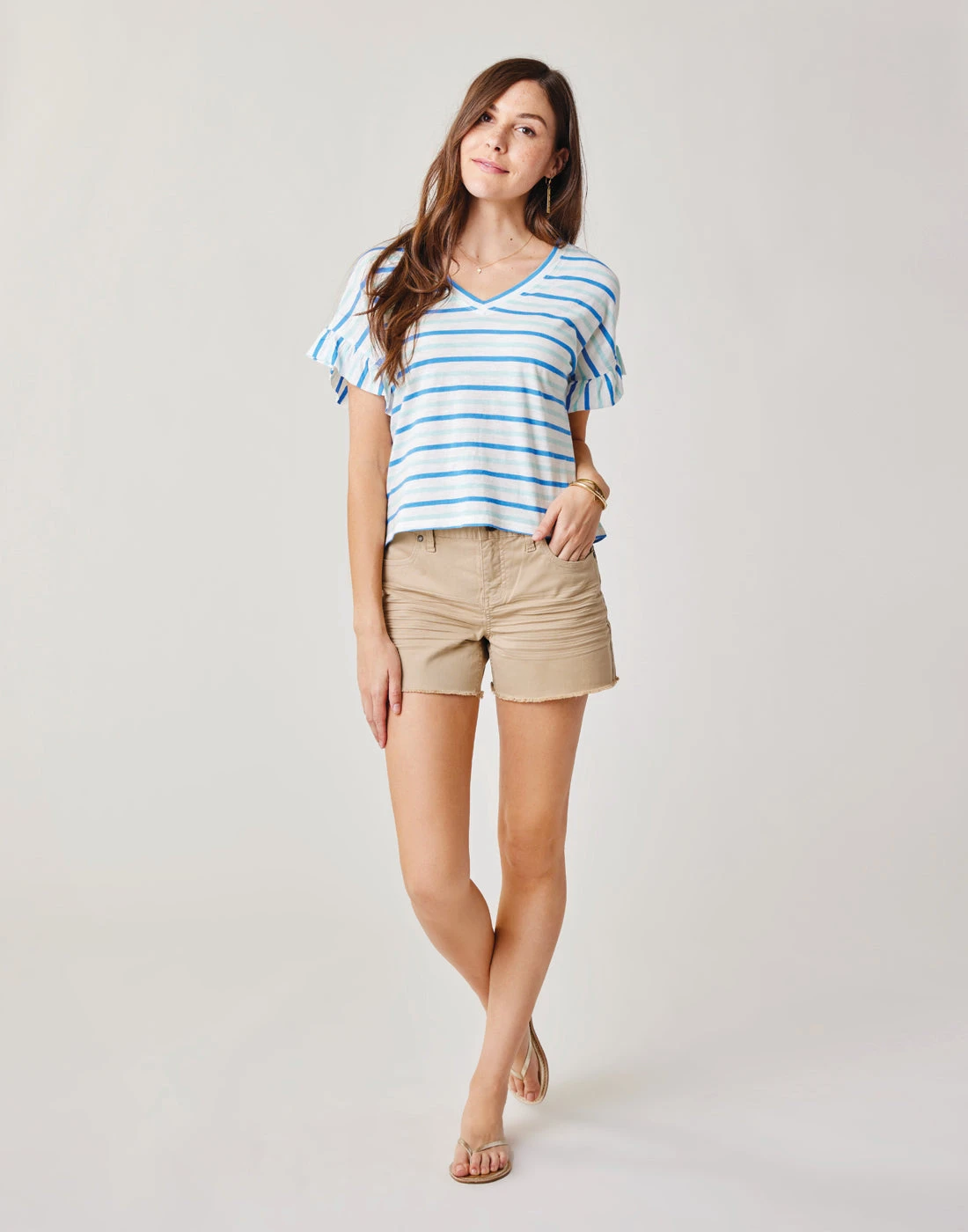 Oahu 4" Twill Short: Light Khaki 1 Oahu 4" Twill Short: Light Khaki