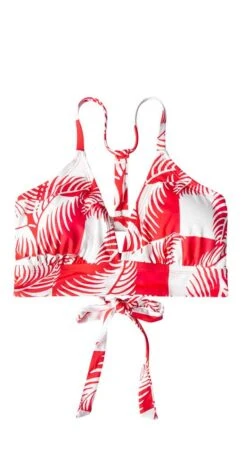 Dahlia Top: Checkered Palm -Bold Tankinis Sales dahlia checked