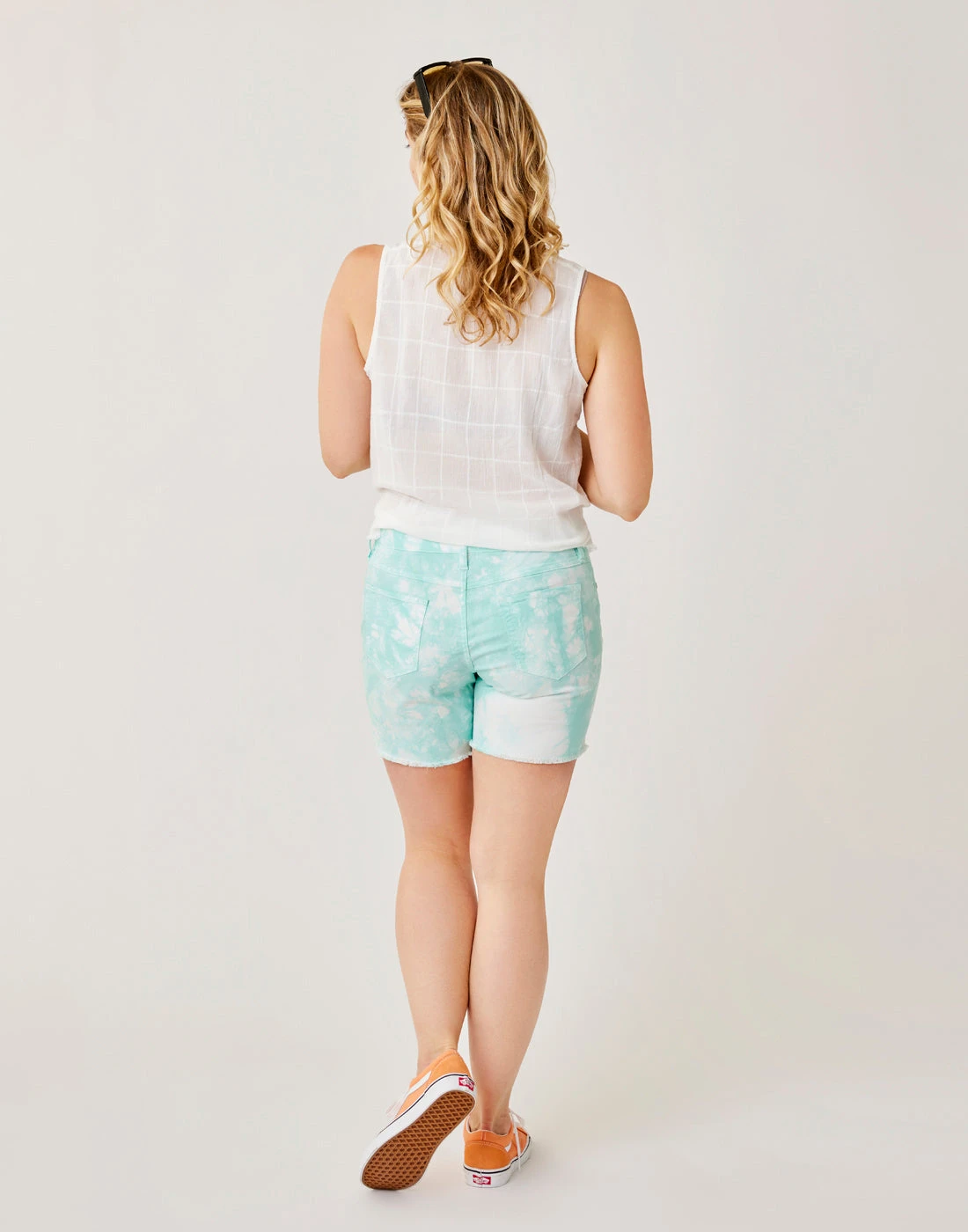 Oahu 6" Twill Short: Sea Glass Tie Dye 4 Oahu 6" Twill Short: Sea Glass Tie Dye - Image 4