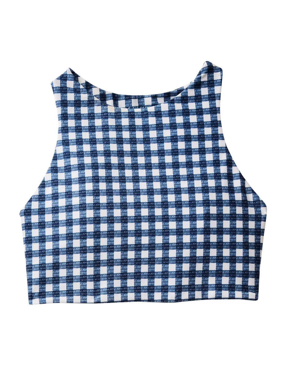 Sanitas Compression Top: Gingham 4 Sanitas Compression Top: Gingham - Image 4