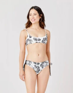 Mustique Reversible Bottom: Cloud Ginkgo/Black