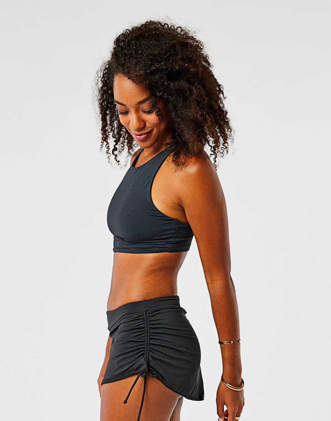 Hoku Swim Skirt : Black 1 Hoku Swim Skirt : Black