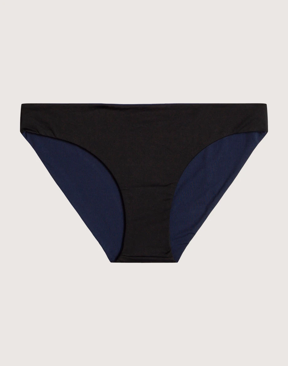 St. Barth Reversible Bottom: Black/Navy 6 St. Barth Reversible Bottom: Black/Navy - Image 6