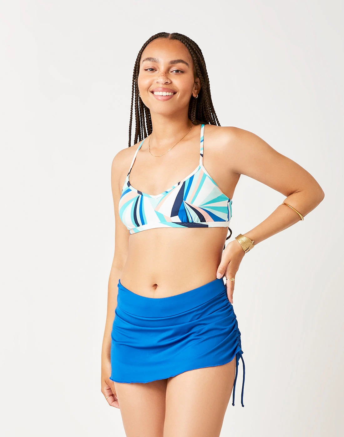 Hoku Swim Skirt: Royal Blue 2 Hoku Swim Skirt: Royal Blue - Image 2