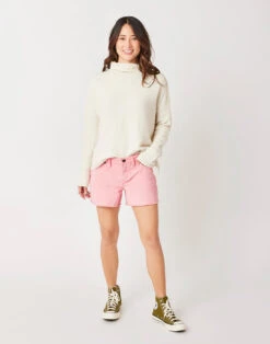 Oahu 4" Short: Grapefruit