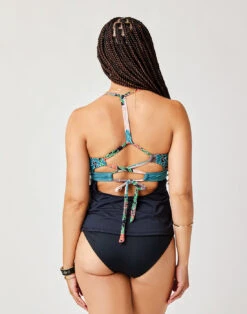 Dahlia Tankini: Jardin W. Black -Bold Tankinis Sales l0vocyhjw4q2gxdvqcxl