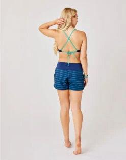 Borneo Short: Navy W. Fern Stripe -Bold Tankinis Sales mylijimbaratbwqvxrbn