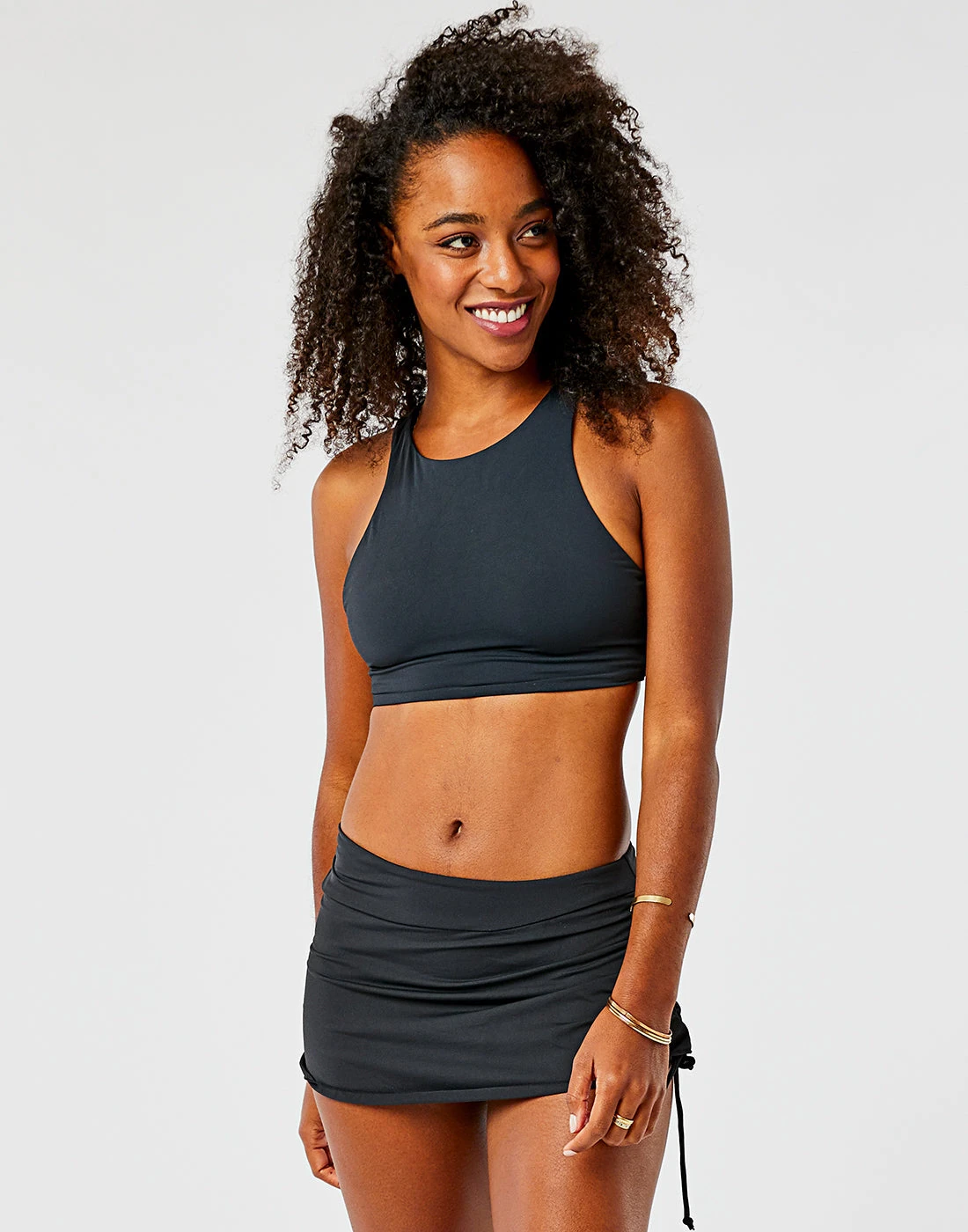 Hoku Swim Skirt : Black 2 Hoku Swim Skirt : Black - Image 2