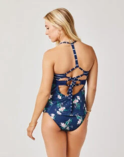 Dahlia Tankini: Nautical W. Bouquet -Bold Tankinis Sales pgc6nfzocqnehk7o0shq