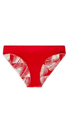 St. Barth Reversible Bottom: Checkered Palm/Hot Red -Bold Tankinis Sales qbdrbwb4jqrwgmnb0ajb
