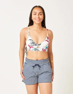 Bali Short: Navy Stripe