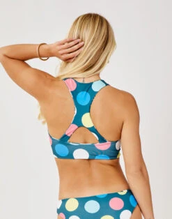 Sanitas Reversible Heritage Top: Hibiscus/Retro Dots -Bold Tankinis Sales rlyxc3eyamt6m6em9b2o