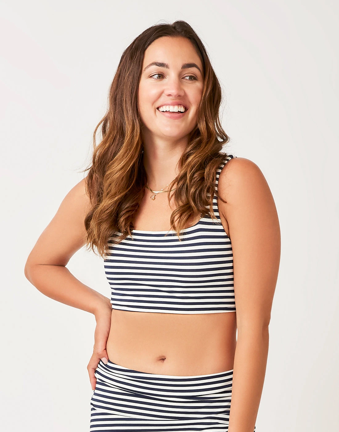 Amelia Top: Navy Stripe 1 Amelia Top: Navy Stripe