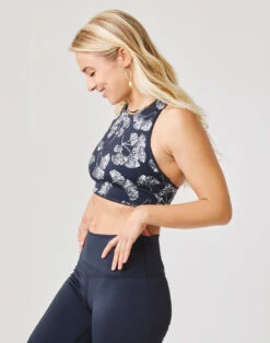 Sanitas Compression Top: Black Ginkgo -Bold Tankinis Sales vktu7vft9uagriusk88j