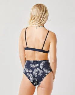 Lani Compression Bottom: Black Ginkgo -Bold Tankinis Sales vnhcwz42hsech5queok1