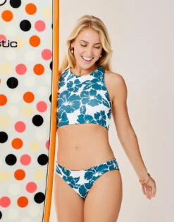 Sanitas Heritage Reversible Bottom: Hibiscus/Retro Dots